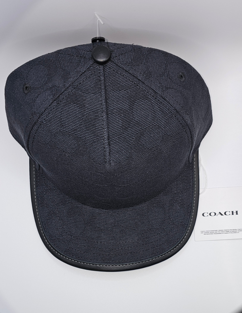 COACH Women's Signature C Jacquard Black Canvas Multiple Sizes