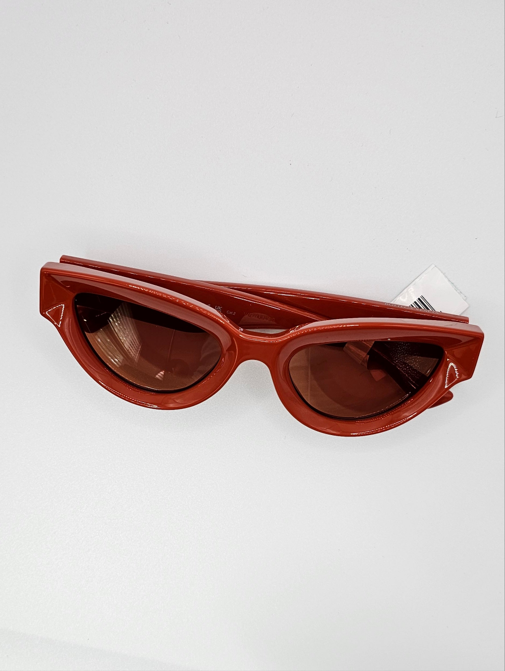 Bottega Veneta Bright Orange Women's Sunglasses BV1249S-004 53 New