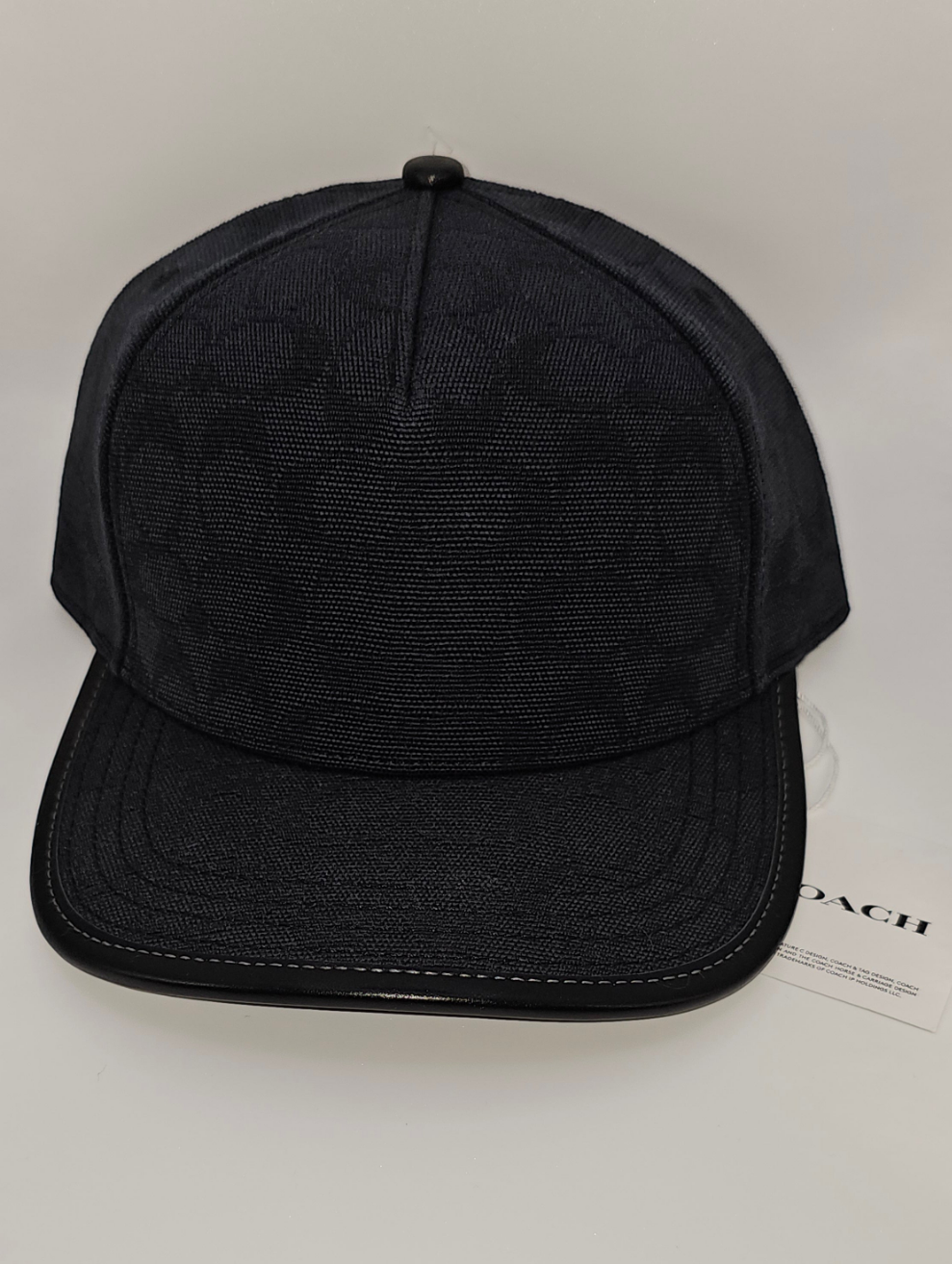 COACH Women's Signature C Jacquard Black Canvas Multiple Sizes