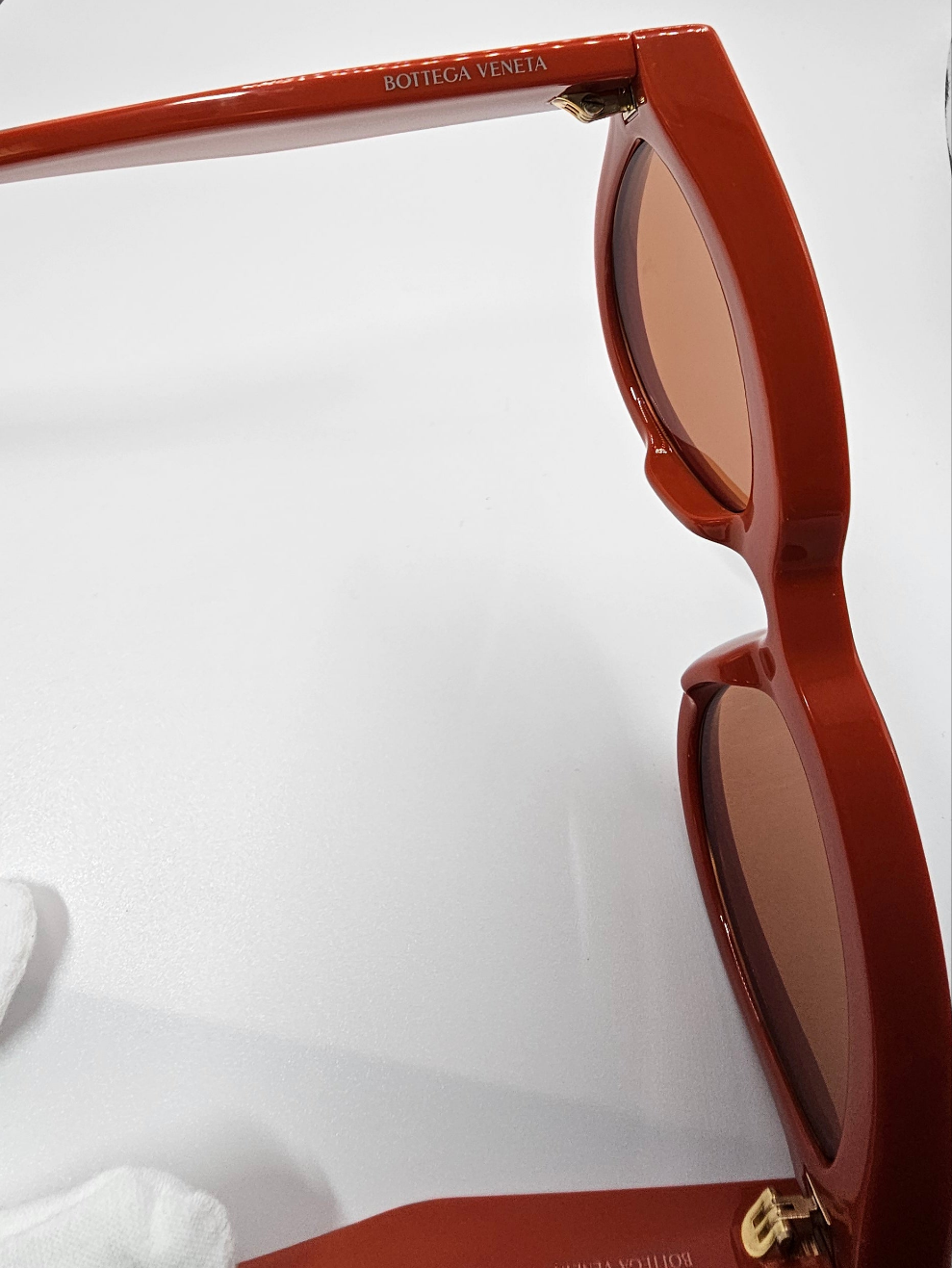 Bottega Veneta Bright Orange Women's Sunglasses BV1249S-004 53 New