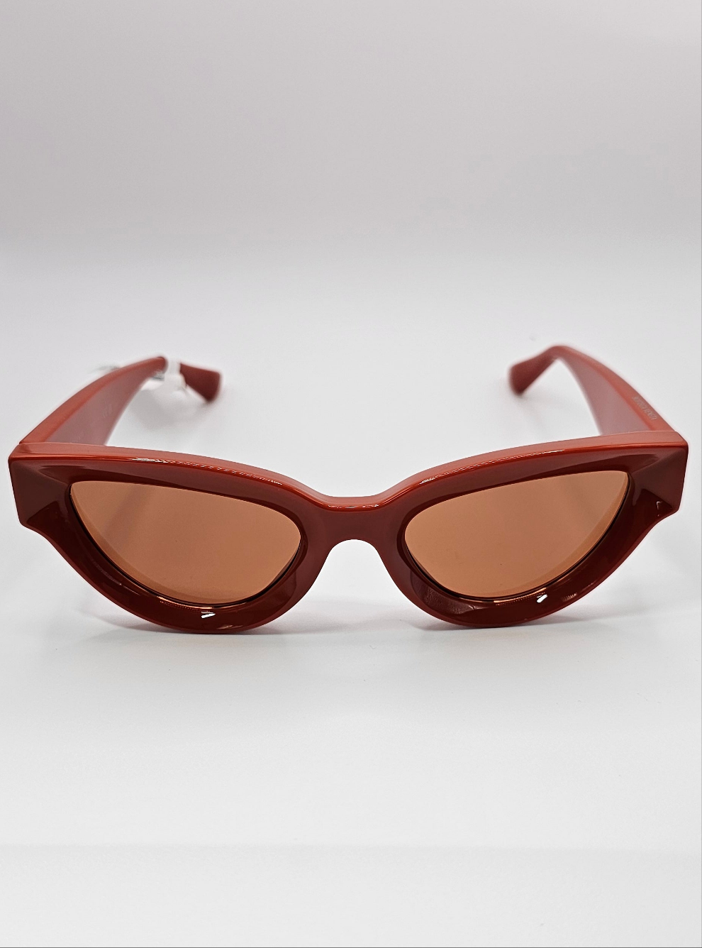 Bottega Veneta Bright Orange Women's Sunglasses BV1249S-004 53 New