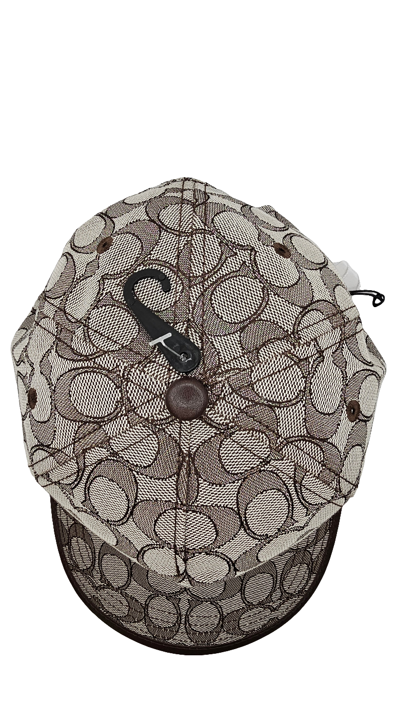 COACH Jacquard C Stone Saddle Women's Signature One Size Adjustable Baseball Hat