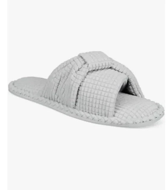 Charter Club Women's Knot-Top Slide Slippers with Memory Foam | Multiple Colors & Sizes
