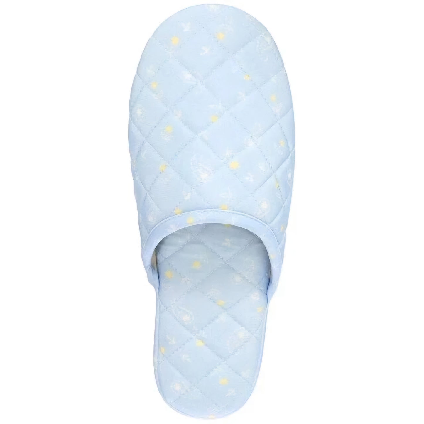 Charter Club Women's Quilted Paisley Floral Slippers – Blue – Size M (7-8)