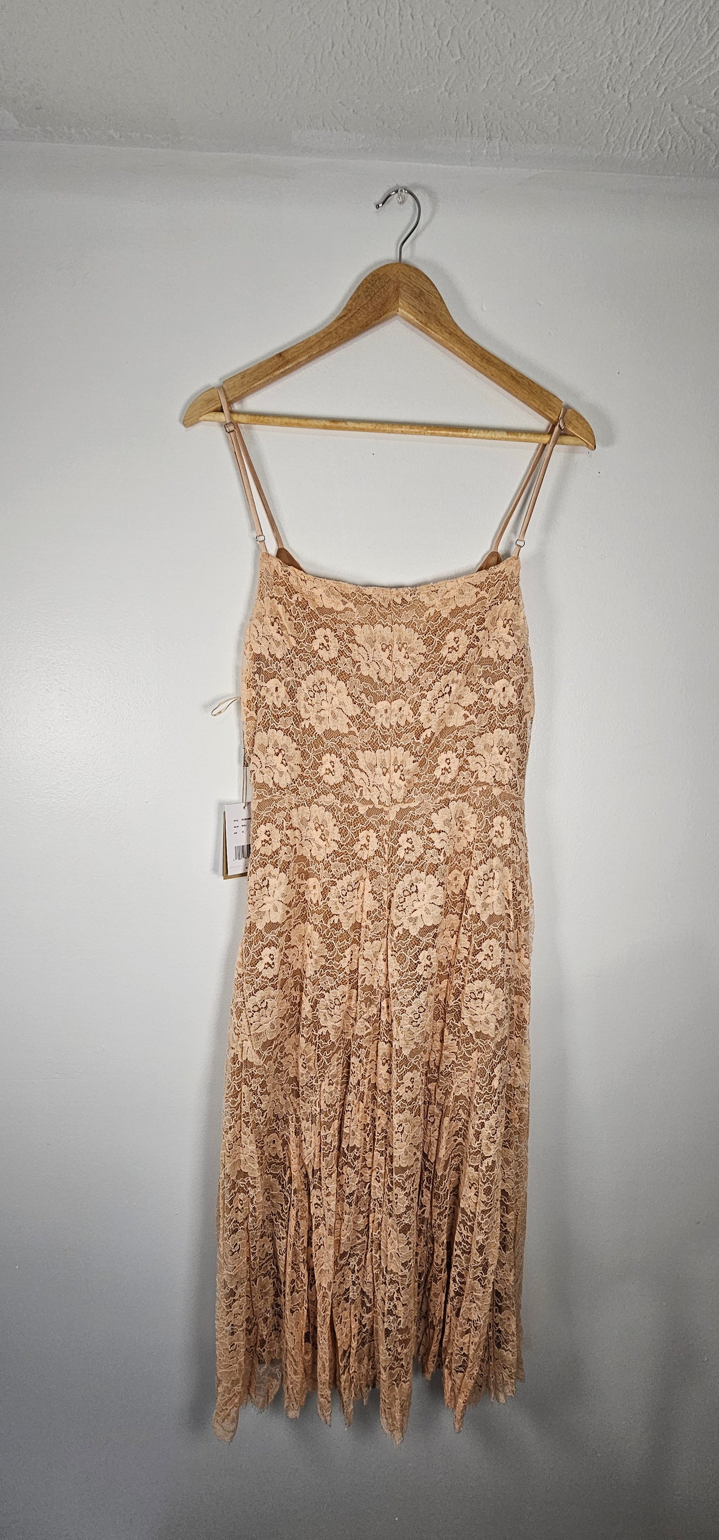 Michael Kors Women's Crushed Floral Lace Slip Dress SIZE 10