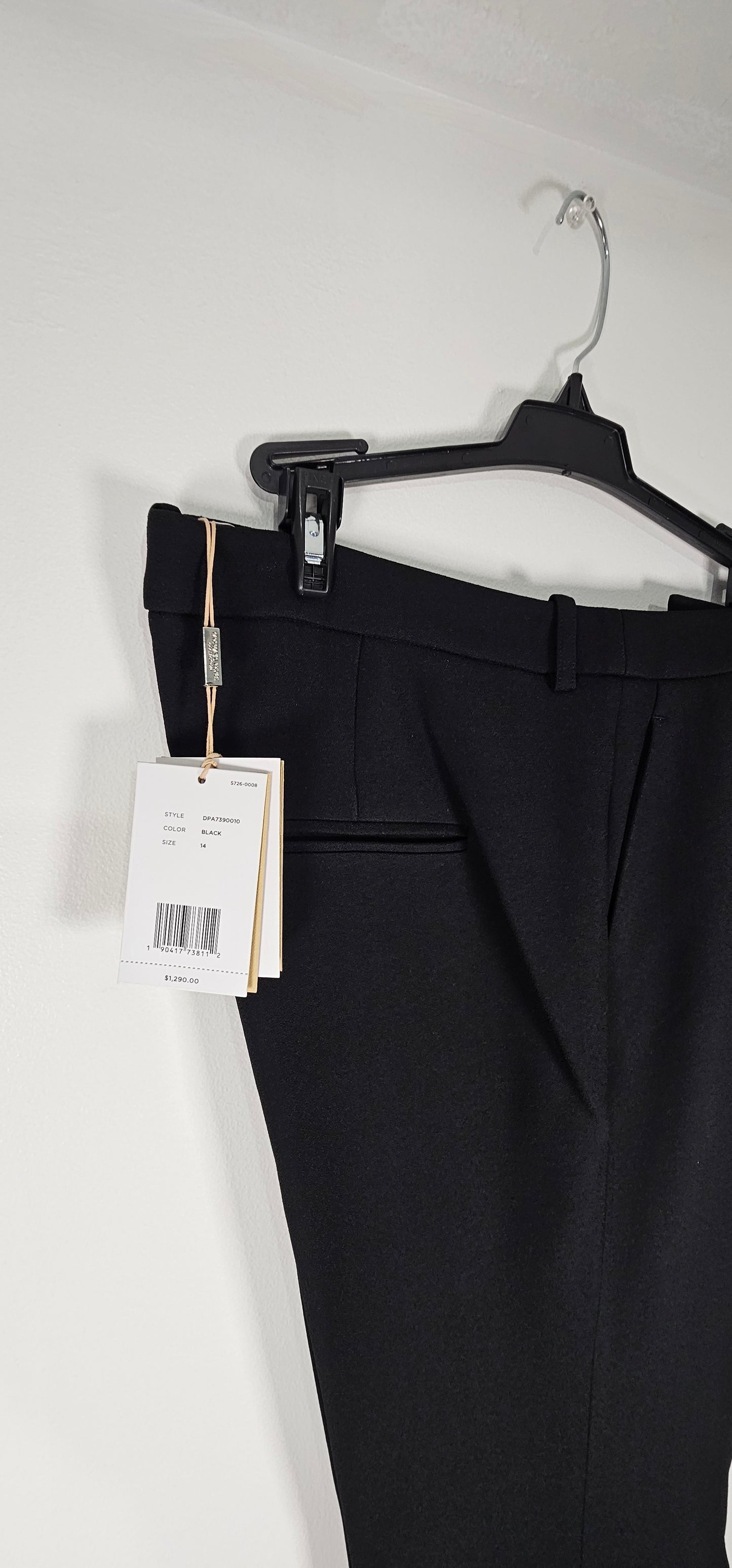 Michael Kors Haylee Double Crepe Sablé Flared Women Trousers Size 14
