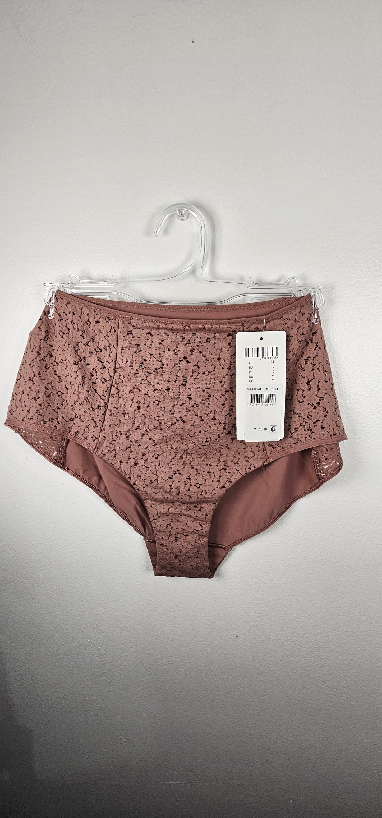Chantelle Norah Women's Full High Waist Brief 13F3 Size M, L