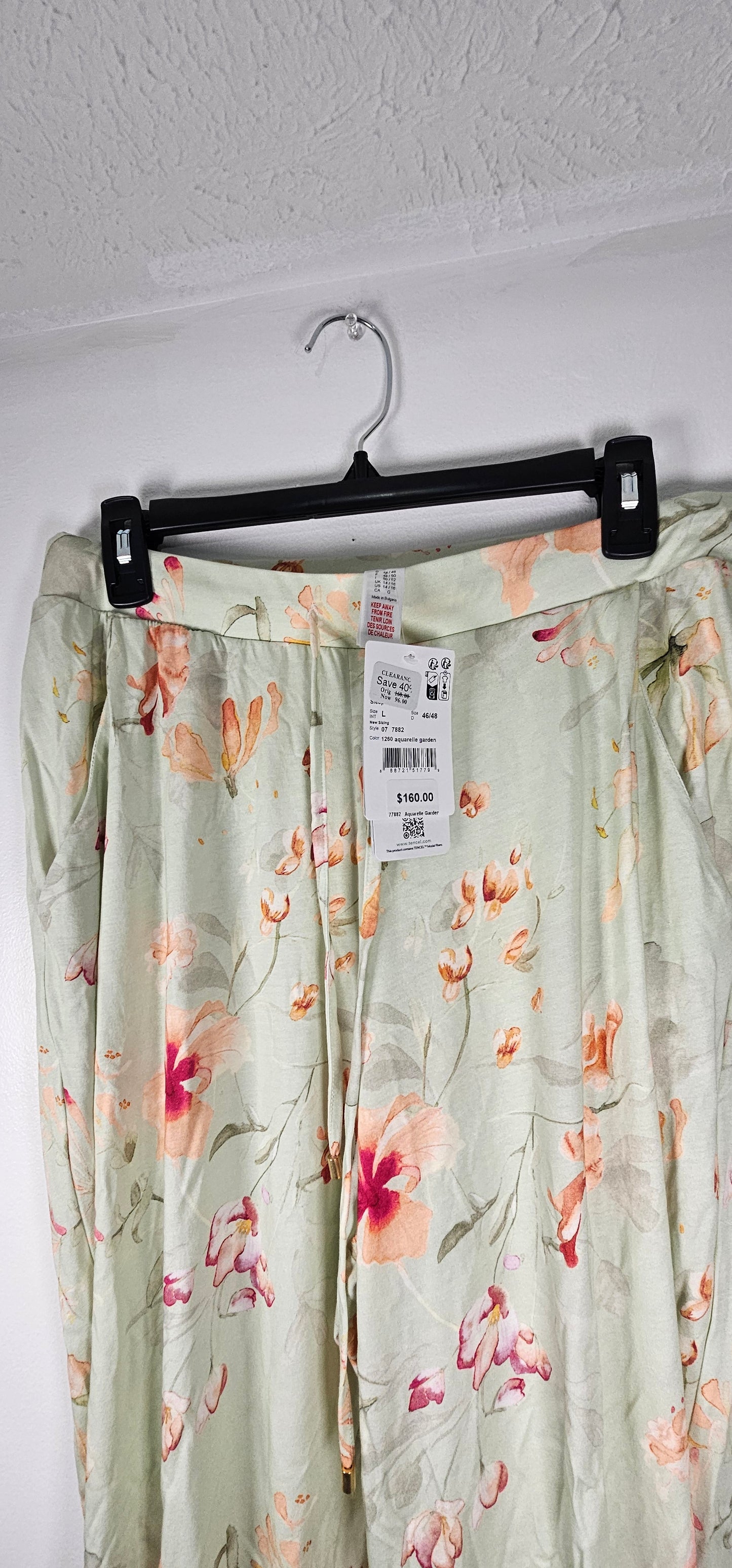Henro Sleep & Lounge Printed Knit along Pants Size L, XL