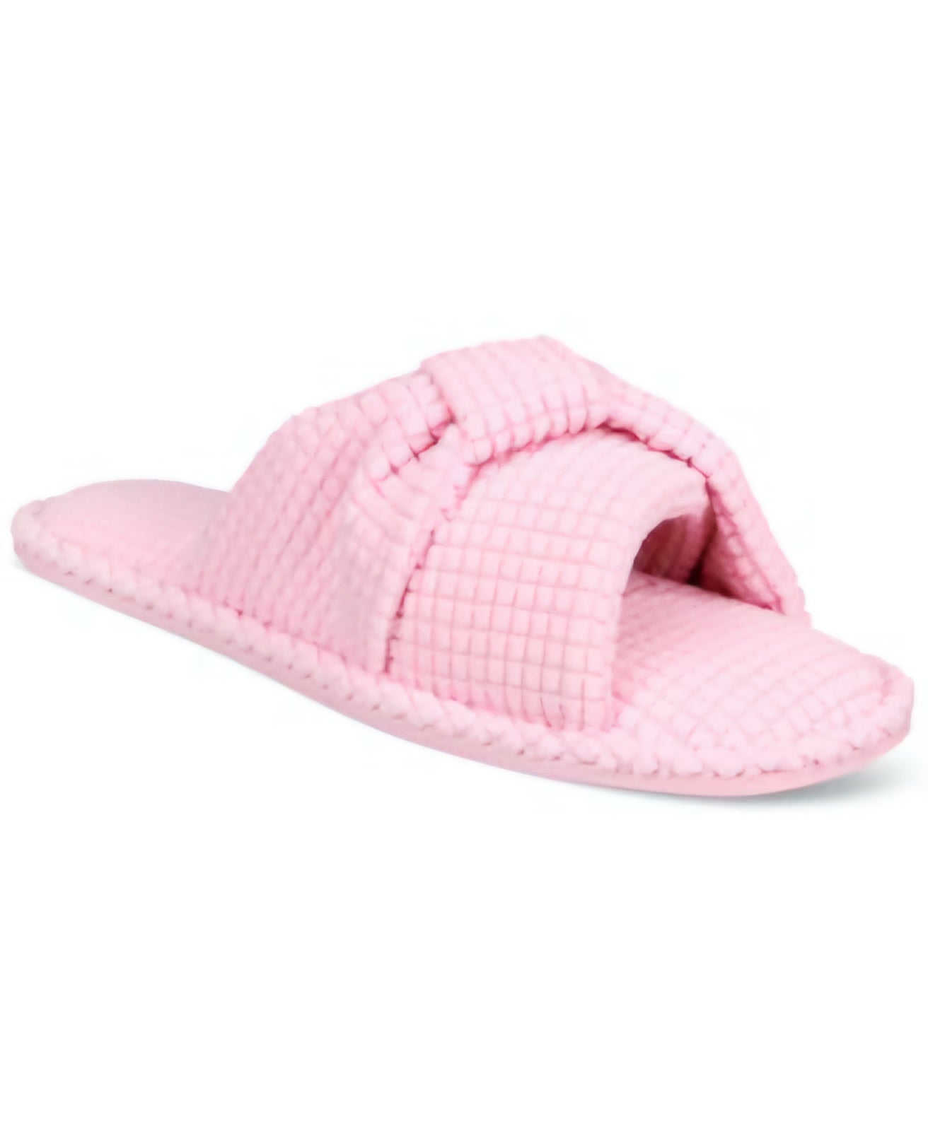 Charter Club Women's Knot-Top Slide Slippers with Memory Foam | Multiple Colors & Sizes