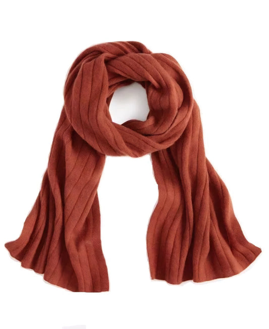 Charter Club 100% Cashmere Women Bronze Pecan Scarf ONE-SIZE
